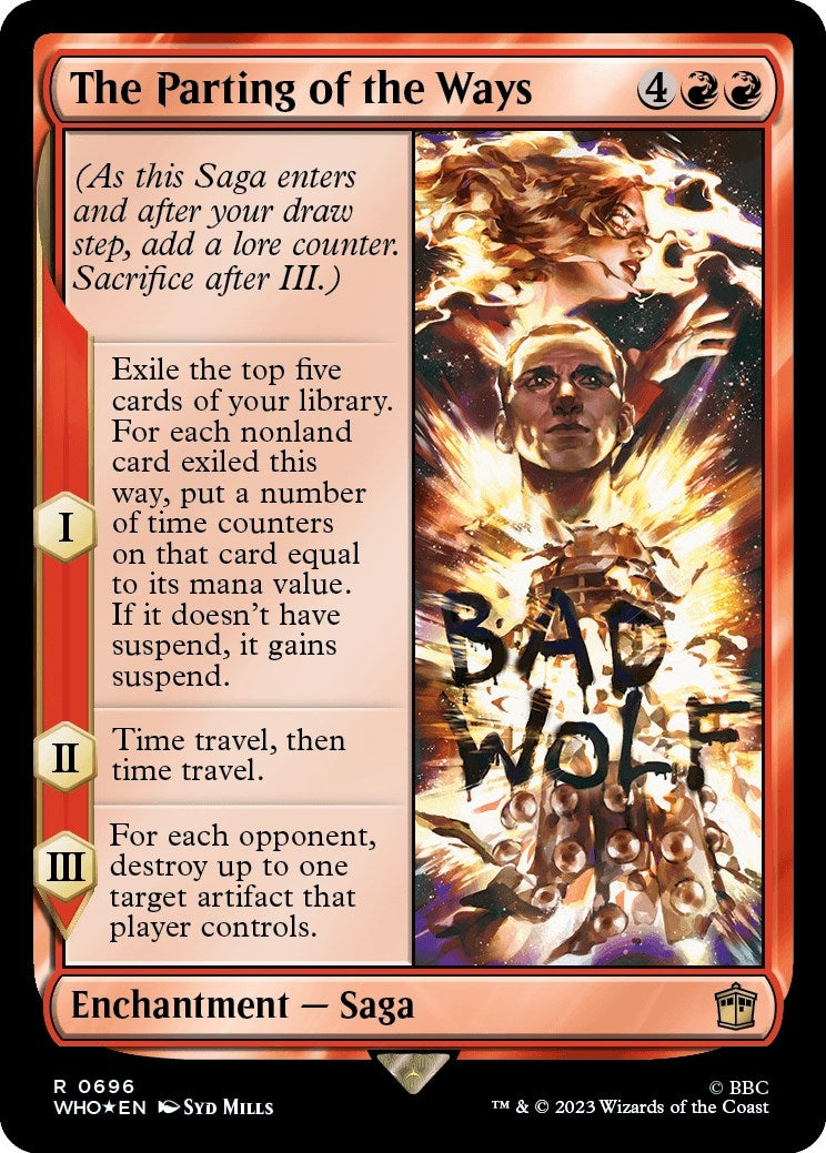 Image for The Parting of the Ways (Surge Foil) (696) (WHO) - Magic: The Gathering