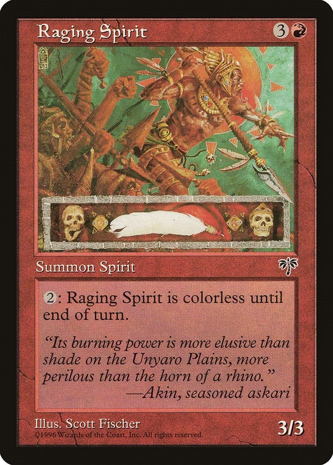 Image for Raging Spirit (MIR) - Magic: The Gathering
