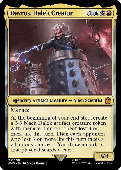 Davros, Dalek Creator (Surge Foil) (606) (WHO)