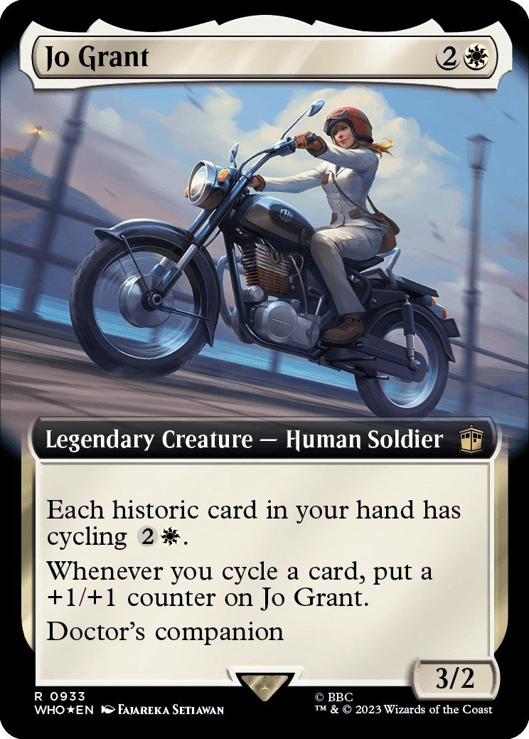 Image for Jo Grant (Extended Art) (Surge Foil) (933) (WHO) - Magic: The Gathering