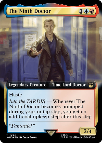 The Ninth Doctor (Extended Art) (Surge Foil) (1023) (WHO)