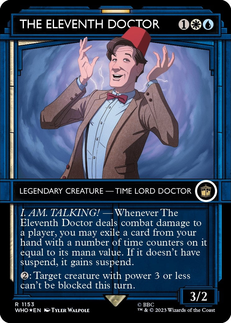 Image for The Eleventh Doctor (Showcase) (Surge Foil) (1153) (WHO) - Magic: The Gathering