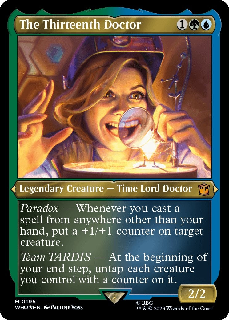 Image for The Thirteenth Doctor (Display Commander) - Thick Stock (195) (WHO) - Magic: The Gathering