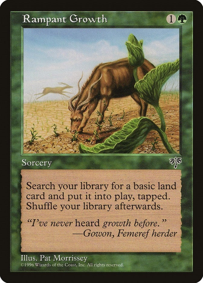 Image for Rampant Growth (MIR) - Magic: The Gathering