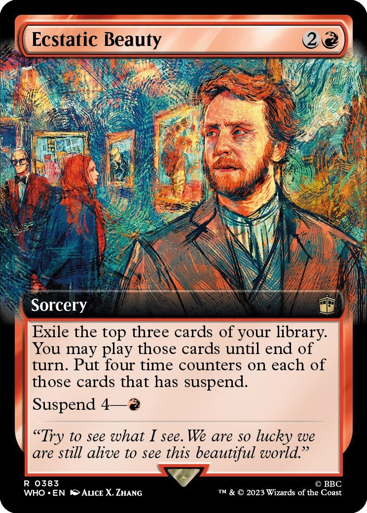 Image for Ecstatic Beauty (Extended Art) (383) (WHO) - Magic: The Gathering