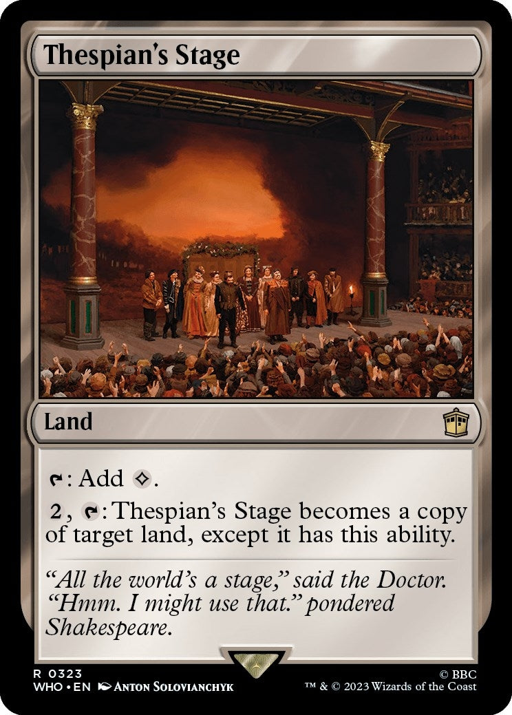 Image for Thespian's Stage (323) (WHO) - Magic: The Gathering