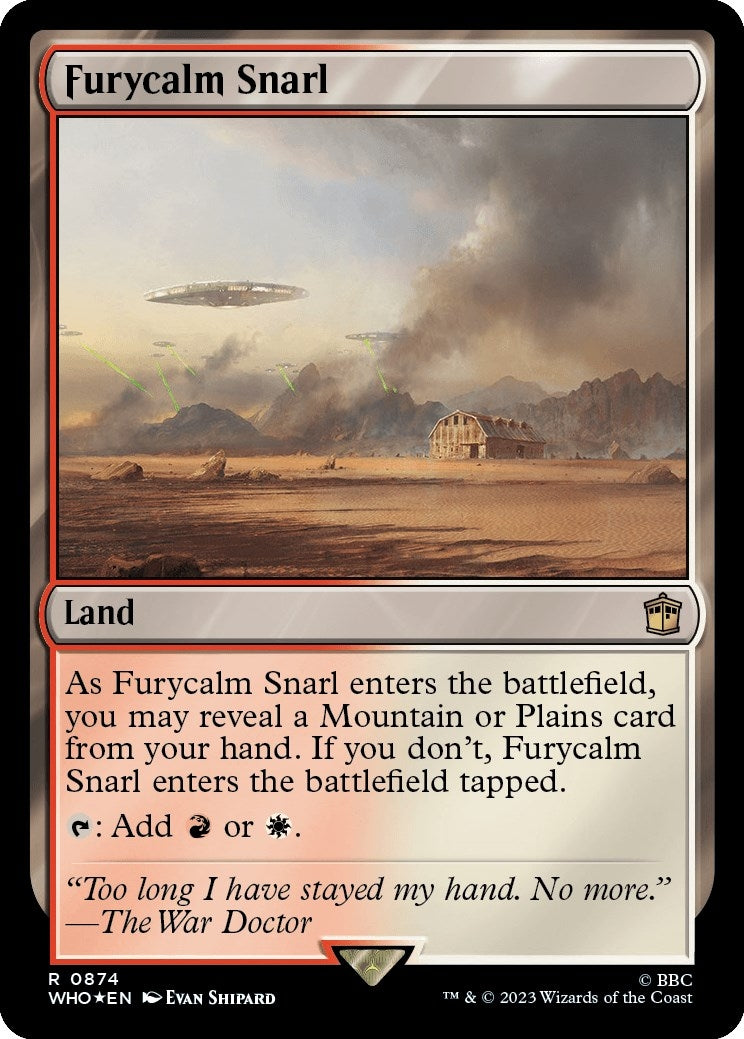 Image for Furycalm Snarl (Surge Foil) (874) (WHO) - Magic: The Gathering
