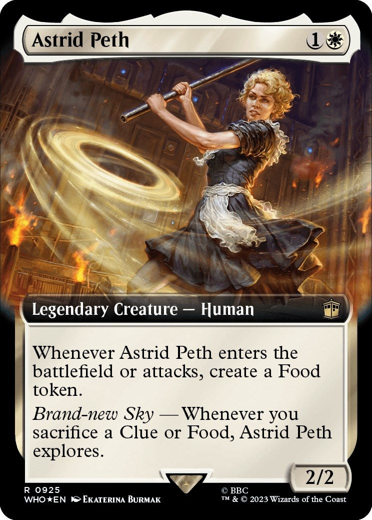 Image for Astrid Peth (Extended Art) (Surge Foil) (925) (WHO) - Magic: The Gathering