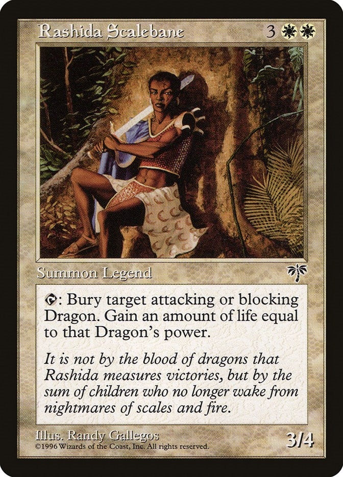 Image for Rashida Scalebane (MIR) - Magic: The Gathering