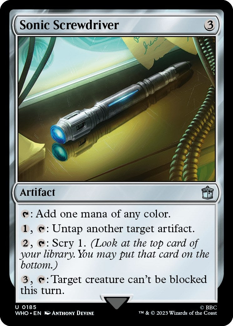 Image for Sonic Screwdriver (0185) (185) (WHO) - Magic: The Gathering