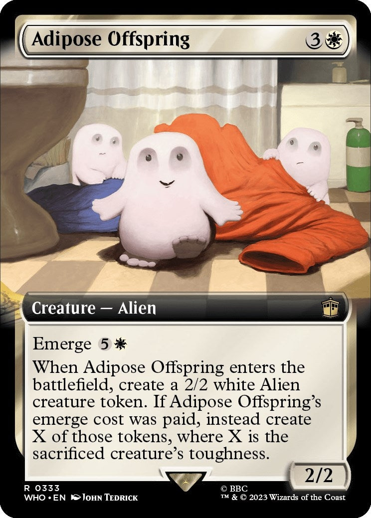 Image for Adipose Offspring (Extended Art) (333) (WHO) - Magic: The Gathering