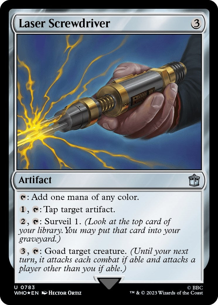 Image for Laser Screwdriver (Surge Foil) (783) (WHO) - Magic: The Gathering