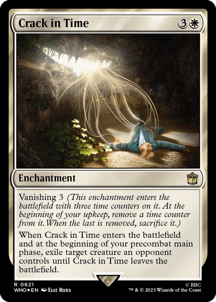 Image for Crack in Time (Surge Foil) (621) (WHO) - Magic: The Gathering