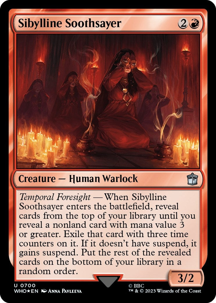 Image for Sibylline Soothsayer (Surge Foil) (700) (WHO) - Magic: The Gathering