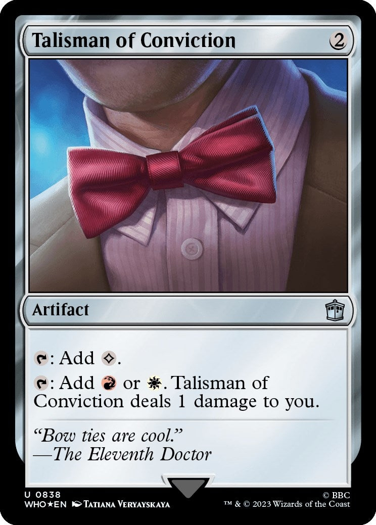 Image for Talisman of Conviction (Surge Foil) (838) (WHO) - Magic: The Gathering