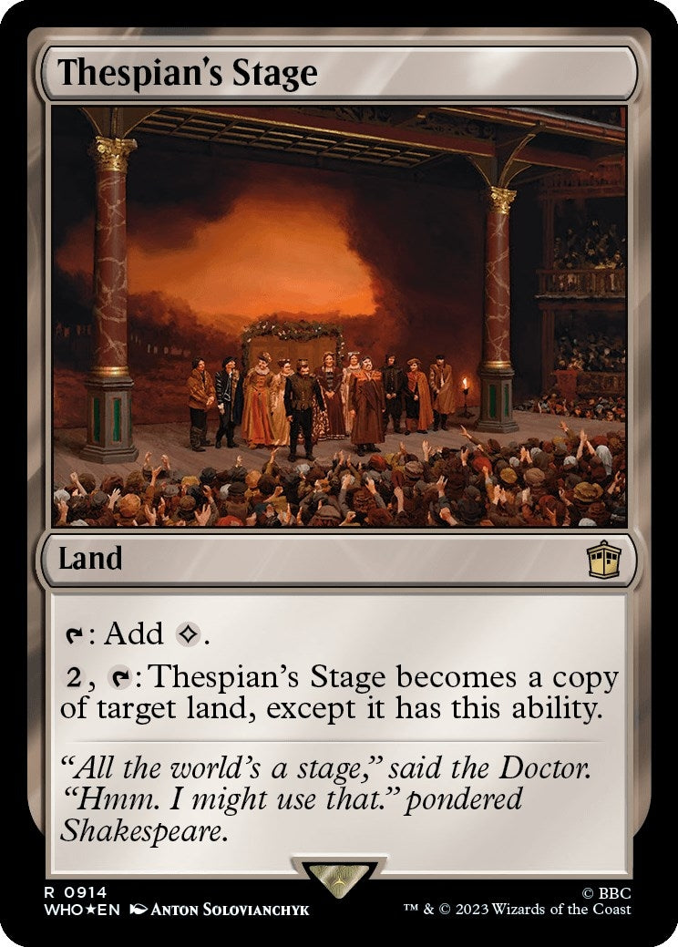 Image for Thespian's Stage (Surge Foil) (914) (WHO) - Magic: The Gathering