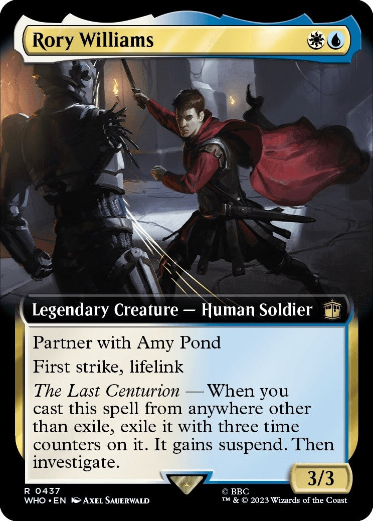 Image for Rory Williams (Extended Art) (437) (WHO) - Magic: The Gathering