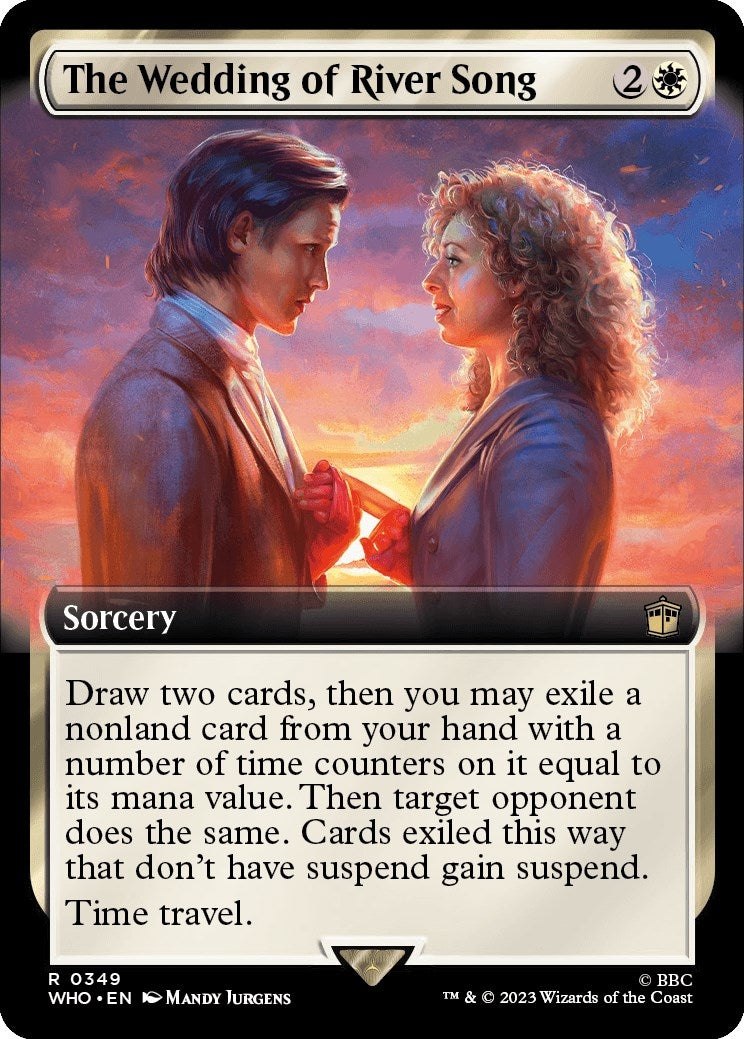 Image for The Wedding of River Song (Extended Art) (349) (WHO) - Magic: The Gathering