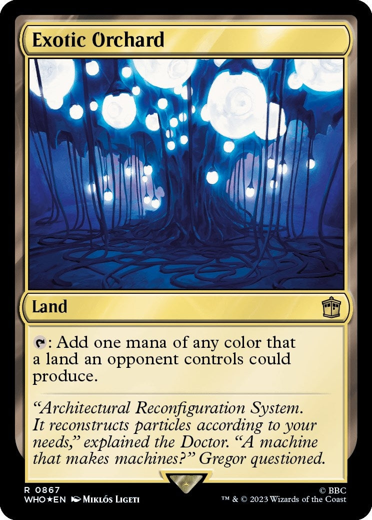Image for Exotic Orchard (Surge Foil) (867) (WHO) - Magic: The Gathering