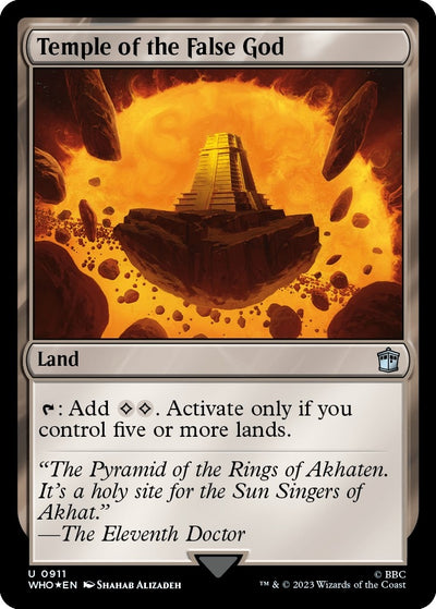 Temple of the False God (Surge Foil) (911) (WHO)