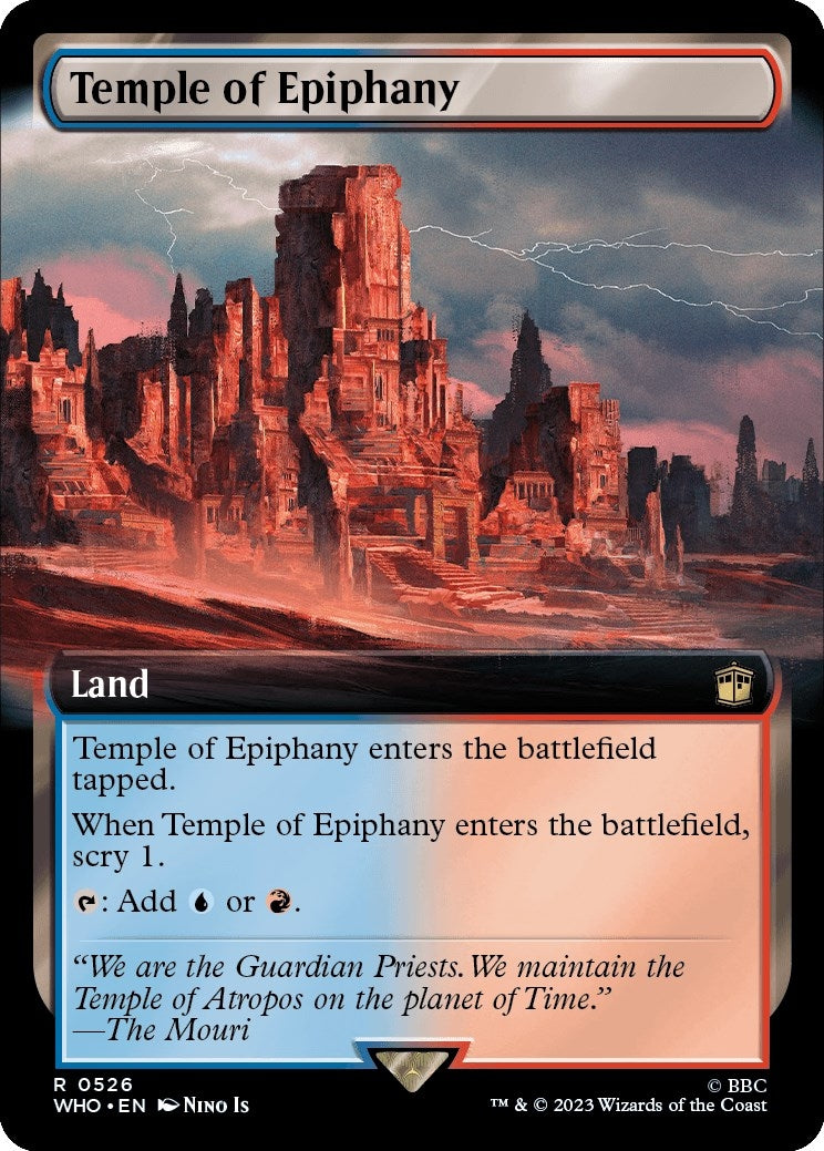 Image for Temple of Epiphany (Extended Art) (526) (WHO) - Magic: The Gathering