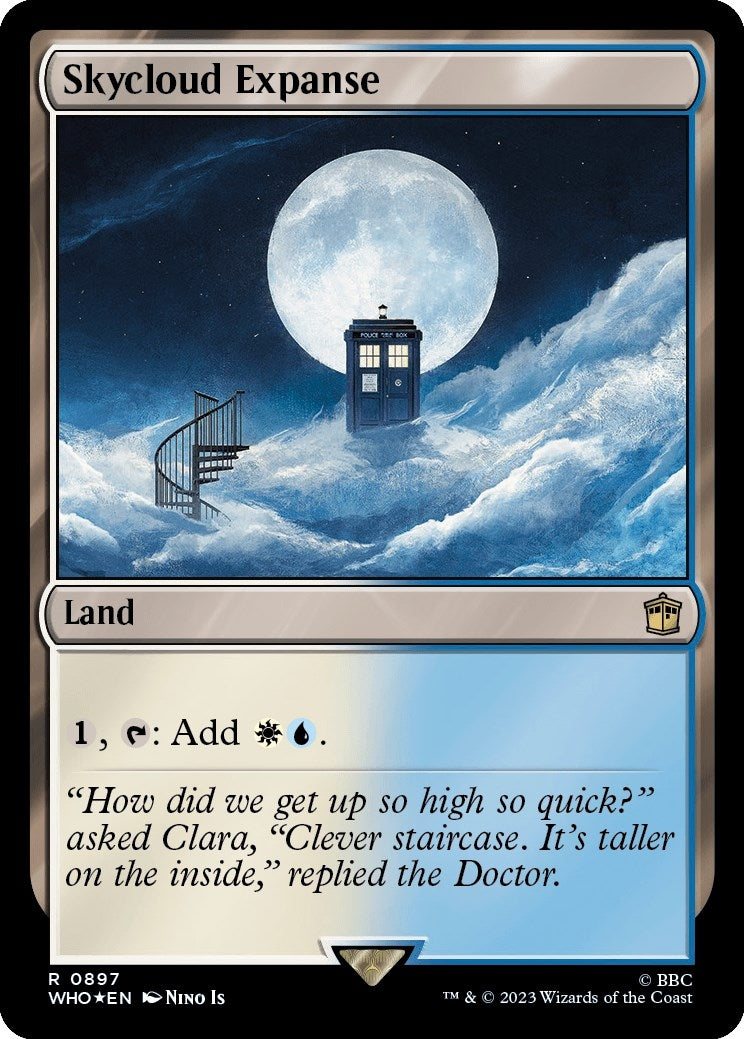 Image for Skycloud Expanse (Surge Foil) (897) (WHO) - Magic: The Gathering