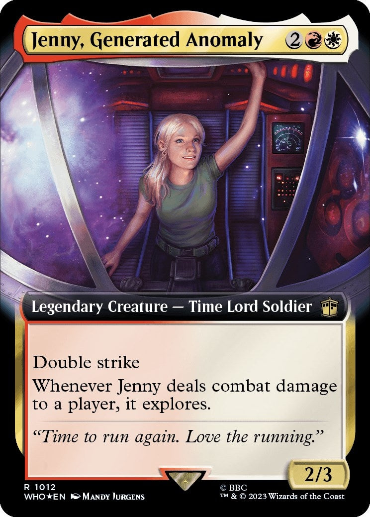Image for Jenny, Generated Anomaly (Extended Art) (Surge Foil) (1012) (WHO) - Magic: The Gathering