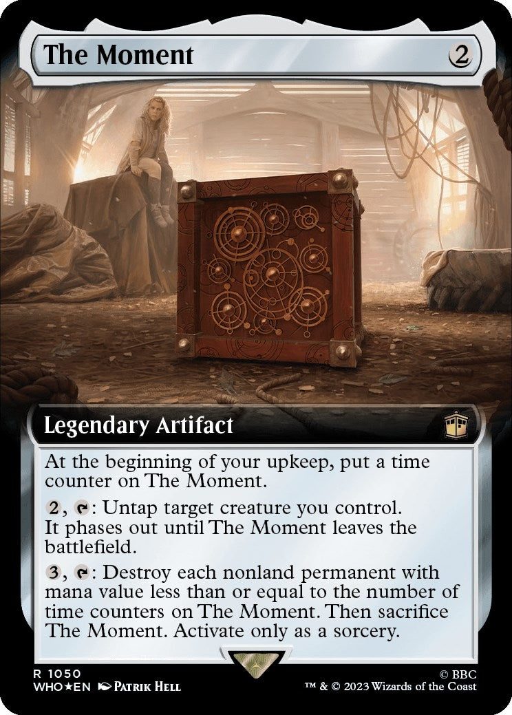 Image for The Moment (Extended Art) (Surge Foil) (1050) (WHO) - Magic: The Gathering