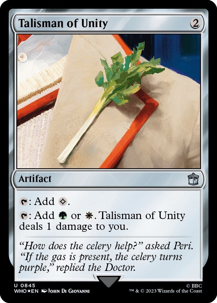 Image for Talisman of Unity (Surge Foil) (845) (WHO) - Magic: The Gathering