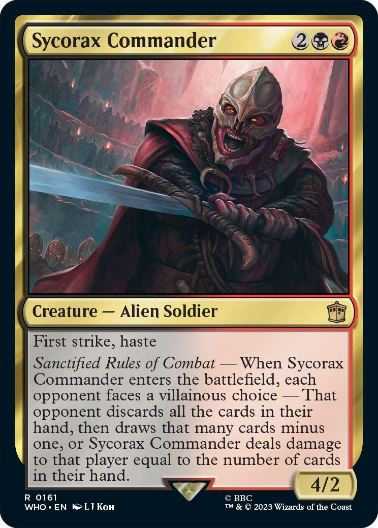 Image for Sycorax Commander (161) (WHO) - Magic: The Gathering