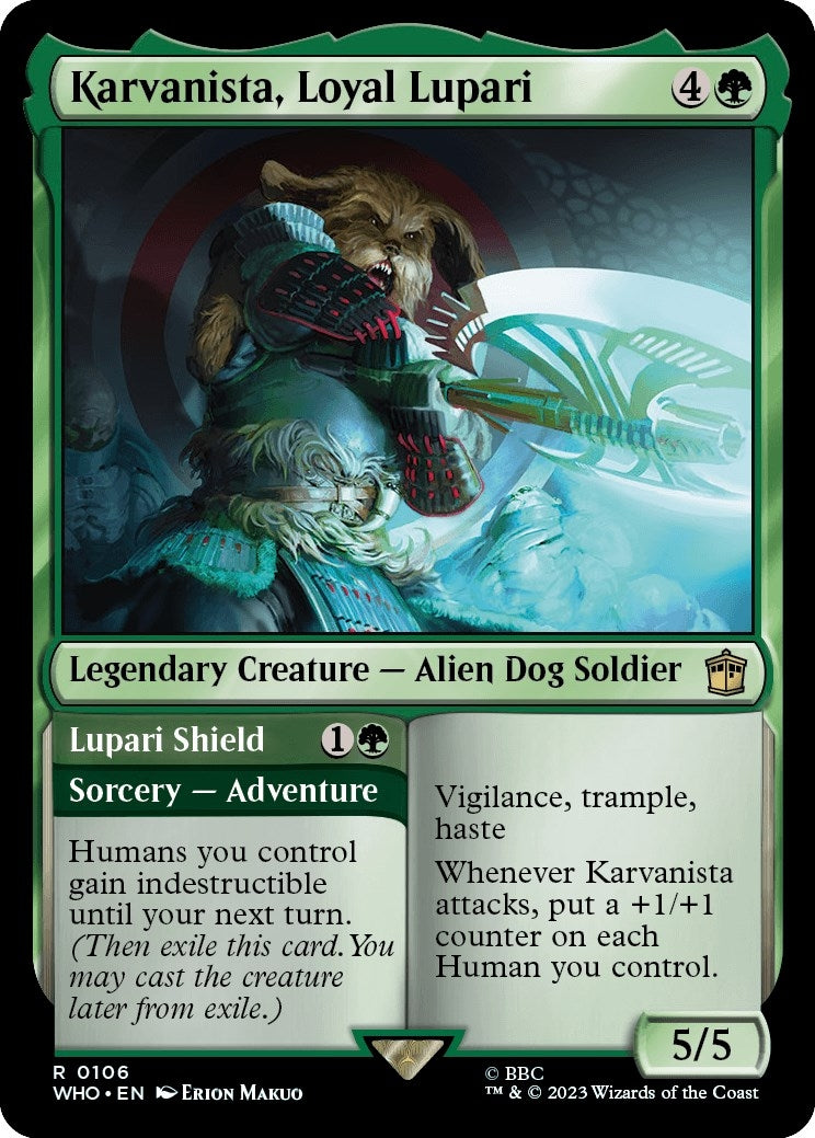 Image for Karvanista, Loyal Lupari (106) (WHO) - Magic: The Gathering