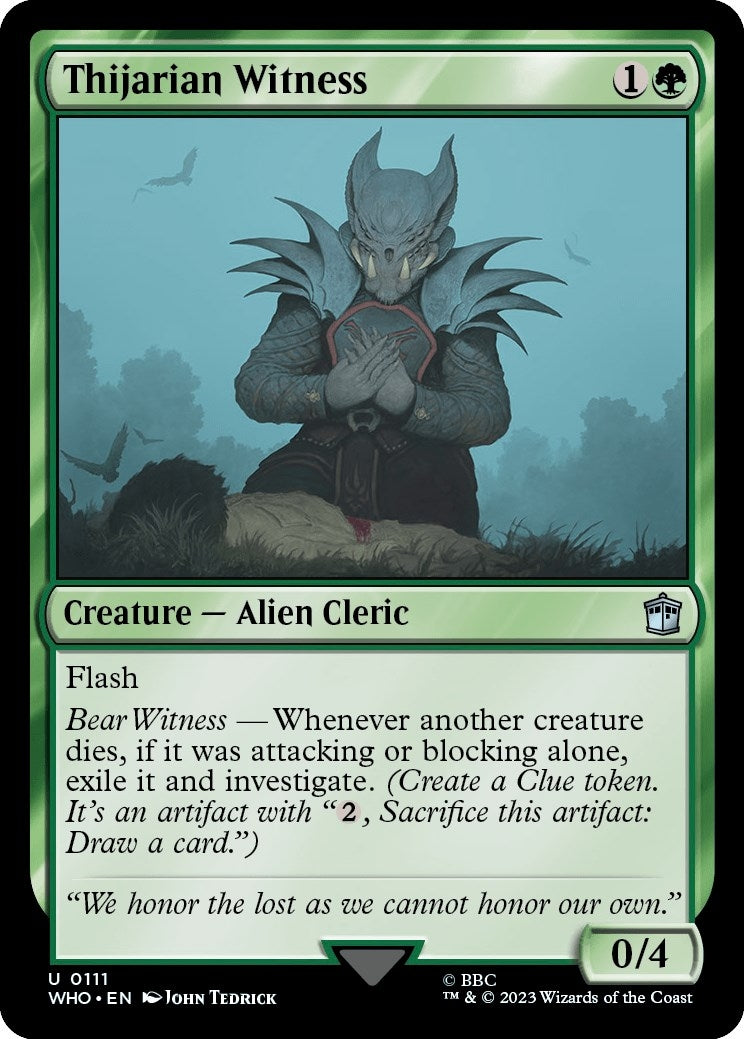 Image for Thijarian Witness (111) (WHO) - Magic: The Gathering