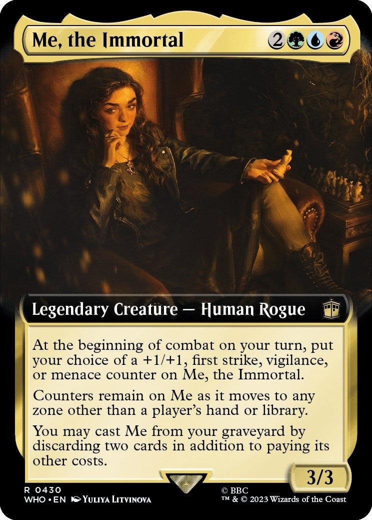 Image for Me, the Immortal (Extended Art) (430) (WHO) - Magic: The Gathering