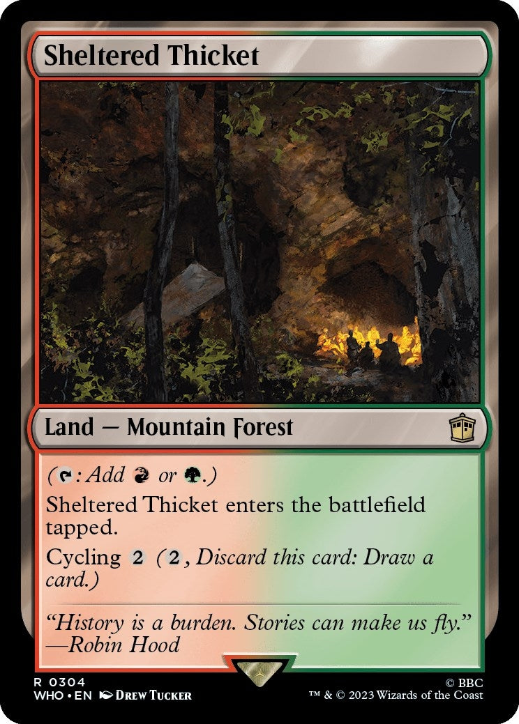 Image for Sheltered Thicket (304) (WHO) - Magic: The Gathering