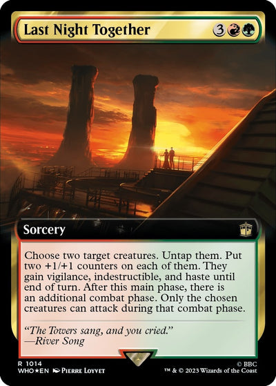 Last Night Together (Extended Art) (Surge Foil) (1014) (WHO)