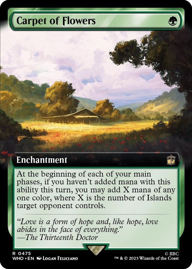Image for Carpet of Flowers (Extended Art) (475) (WHO) - Magic: The Gathering