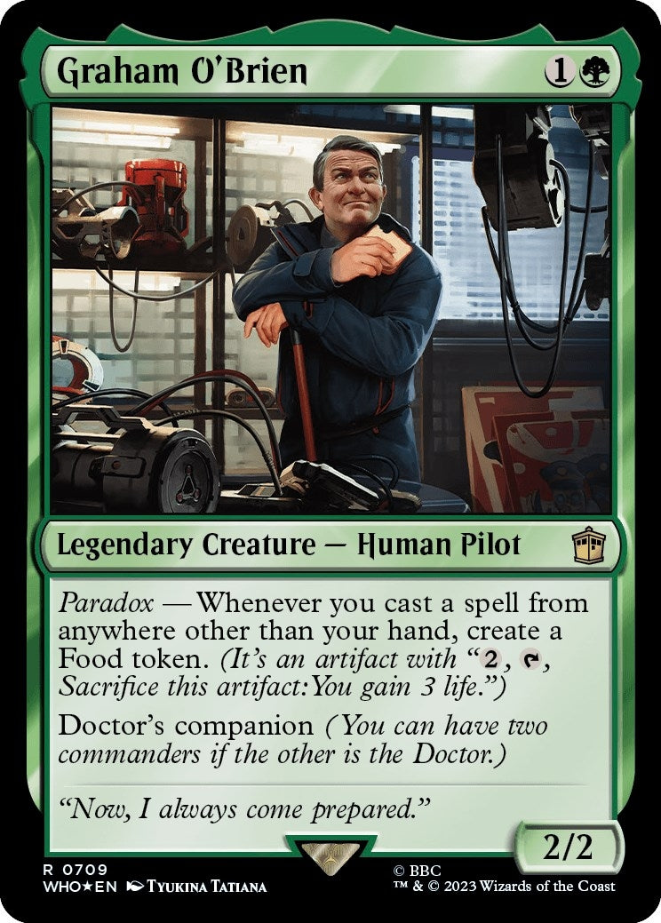 Image for Graham O'Brien (Surge Foil) (709) (WHO) - Magic: The Gathering