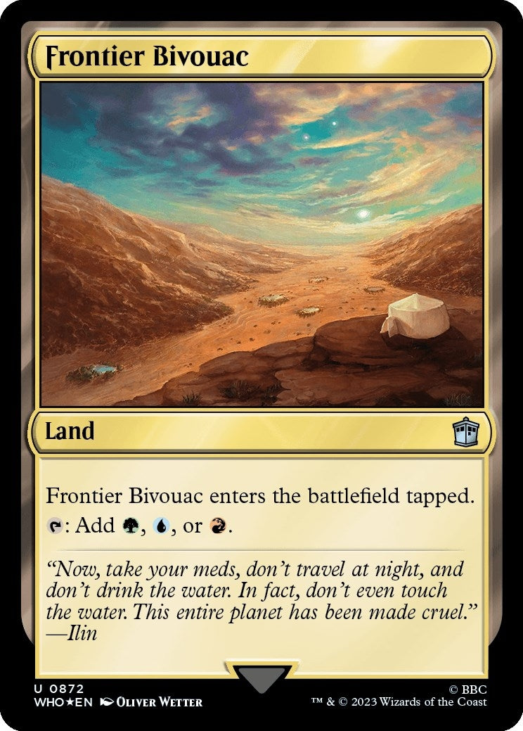 Image for Frontier Bivouac (Surge Foil) (872) (WHO) - Magic: The Gathering