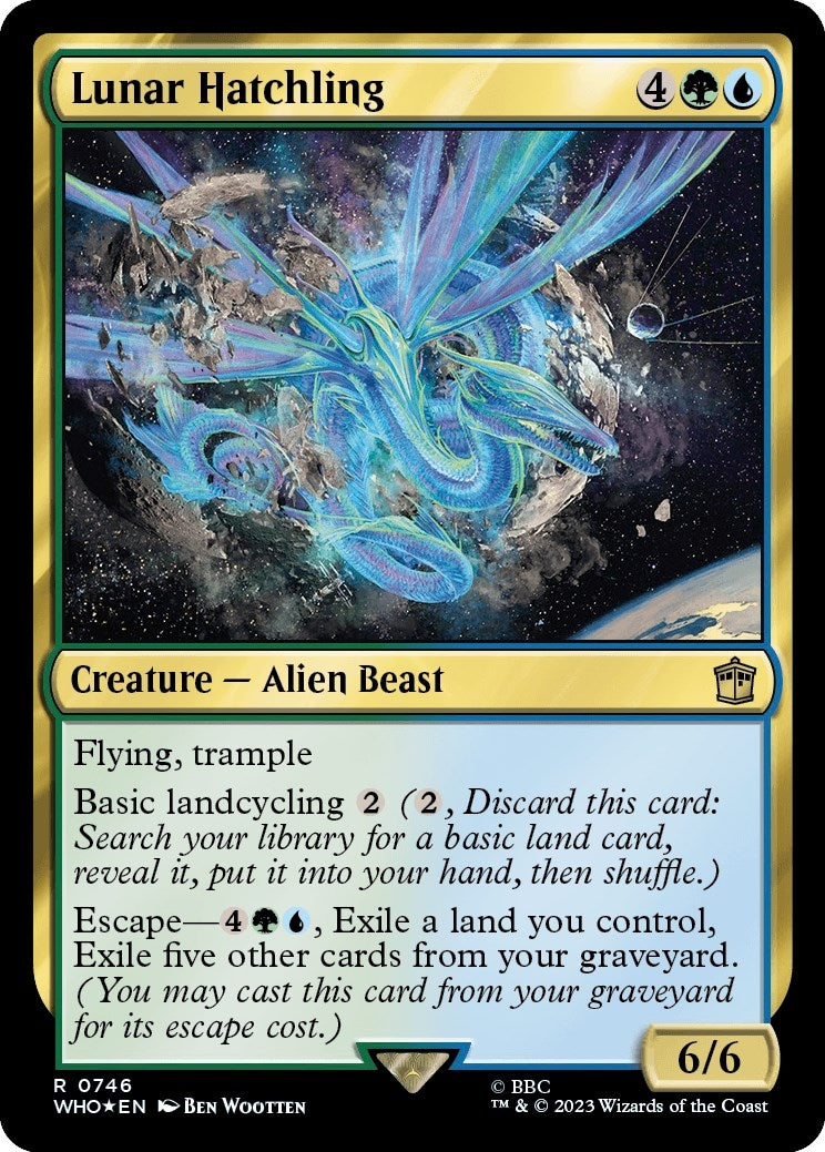 Image for Lunar Hatchling (Surge Foil) (746) (WHO) - Magic: The Gathering