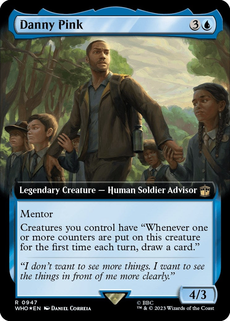 Image for Danny Pink (Extended Art) (Surge Foil) (947) (WHO) - Magic: The Gathering