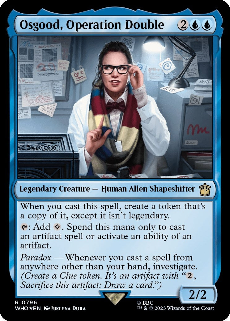 Image for Osgood, Operation Double (Surge Foil) (796) (WHO) - Magic: The Gathering
