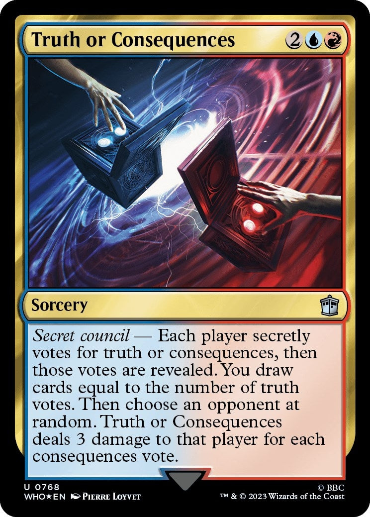 Image for Truth or Consequences (Surge Foil) (768) (WHO) - Magic: The Gathering