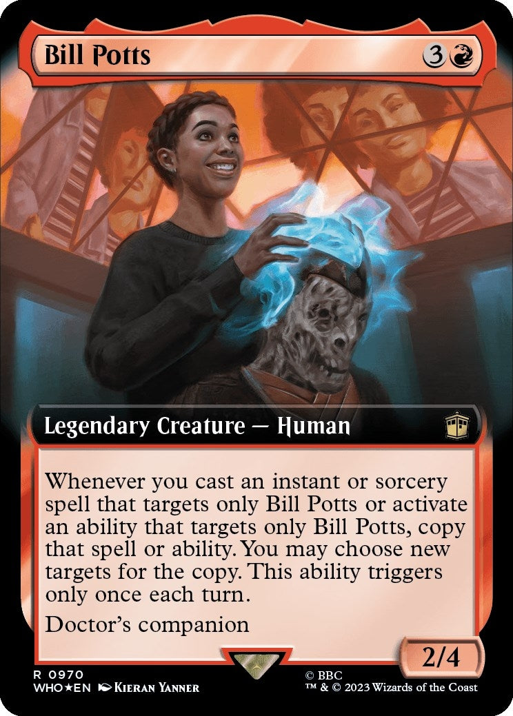Image for Bill Potts (Extended Art) (Surge Foil) (970) (WHO) - Magic: The Gathering