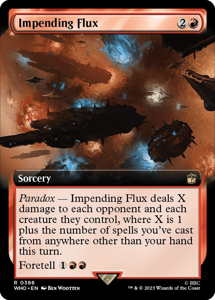Image for Impending Flux (Extended Art) (386) (WHO) - Magic: The Gathering