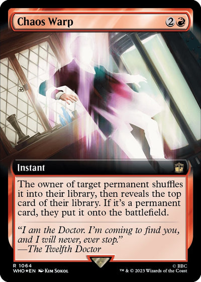 Chaos Warp (Extended Art) (Surge Foil) (1064) (WHO)