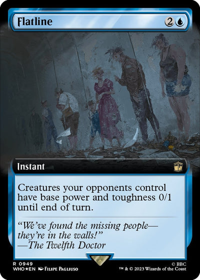 Flatline (Extended Art) (Surge Foil) (949) (WHO)