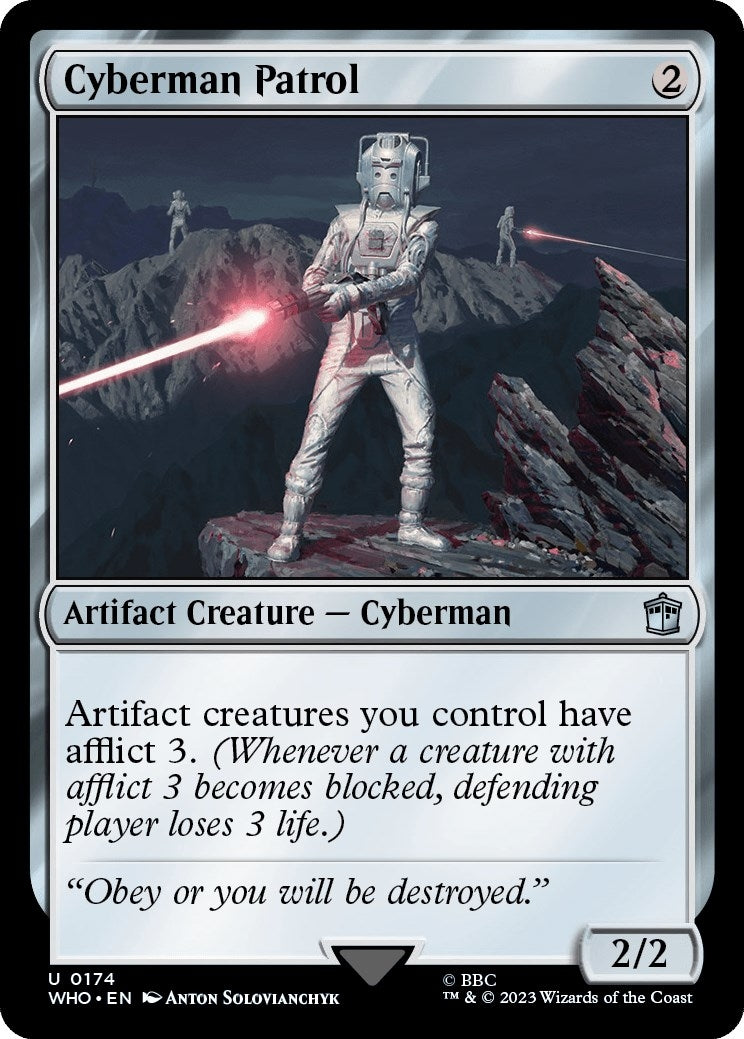 Image for Cyberman Patrol (174) (WHO) - Magic: The Gathering