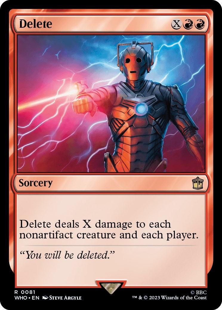 Image for Delete (81) (WHO) - Magic: The Gathering