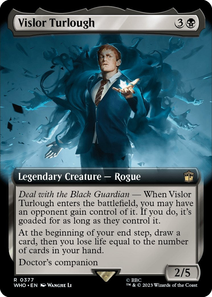 Image for Vislor Turlough (Extended Art) (377) (WHO) - Magic: The Gathering