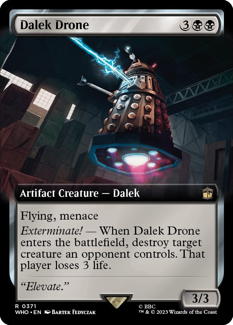Image for Dalek Drone (Extended Art) (371) (WHO) - Magic: The Gathering